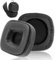 Almohadilla de Repuesto con Marshall Major IV III, Auriculares Compatibles con Major 4 3 Almohadillas Cascos Profesionales Bluetooth Espuma Viscoelástica Memoria Orejas con Cuero Proteico 1 Par Negro
