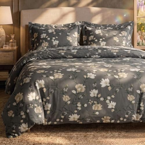 B O S A L O N I Home Juego de cama de 4 piezas – Funda nórdica 250 × 200 cm, sábana bajera 150 × 200 × 35 cm, 2 fundas de almohada 50 × 80 cm – microfibra suave, cremallera y lazos – Color azul índigo