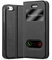 Cadorabo Custodia Libro per Apple iPhone 5 / iPhone 5S / iPhone SE in NERO COMETA - con Funzione Stand e Chiusura Magnetica - Portafoglio Cover Case Wallet Book Etui Protezione