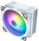 Vetroo V5 White CPU Cooler, 5 Direct Contact Heat Pipes, 120mm PWM Addressable RGB Lighting, LGA 1700/1200/115X AMD AM4 Support (White)