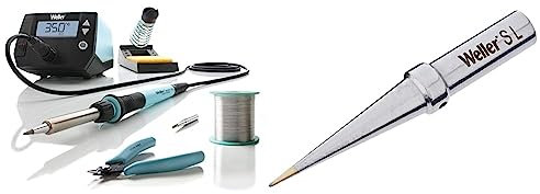Weller WE 1010 (T0053298390) Bildungs-Kit 70 W/230 V & ET-S Lötspitze, Langform, konisch, 0,4 mm