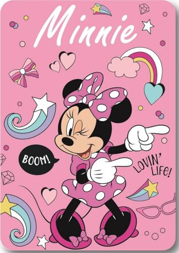arlis 100x140cm, Juventud Unisex, Manta Minnie Disney-A, 100 X 140 CM
