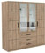 Generic Kleiderschrank KOS, D4 Tür, Garderobenschrank, Schlafzimmermöbel, Schlafzimmer,Aufsatz (Ohne Aufsatz), 2D2SZ