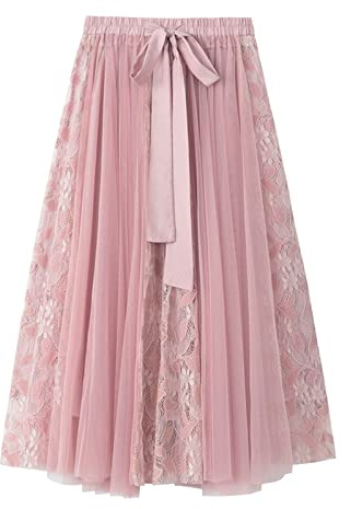 Tyllkjol dam tutu kjol Dirndl karneval party 50-talet balet minikjol underkjol underkjol rockabilly aftonklänning klassisk karnevalkostym bubbla danskjol festklänning, ROSA, one size