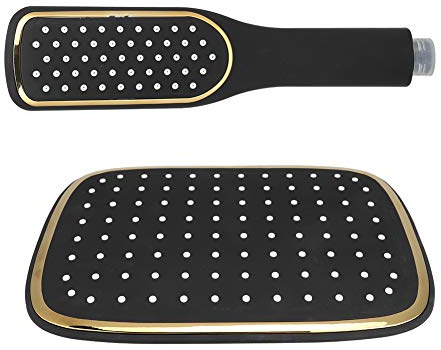 Rcniso Kit Doccia Portatile Soffione Doccia a Pioggia Soffione Fisso G1 2 Pollici Uscita Acqua Pressurizzata in ABS Liscio Resistente Alla Corrosione per Bagno Stabili