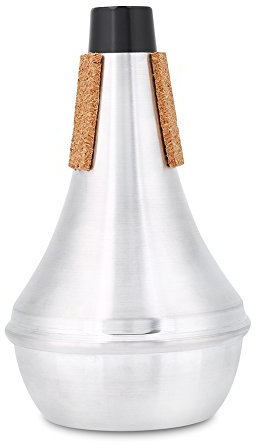 Trompetendämpfer, Tragbare, Langlebige Korkstreifen aus Aluminiumlegierung, Übungsdämpfer, Musikinstrumententeil, Trompetenzubehör