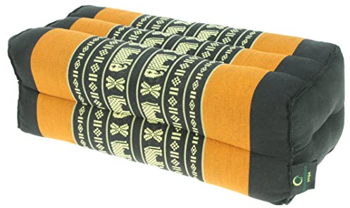 Namesakes Kapok Material Yoga Block Meditación Cojín – Apoyo – Naranja Elefante Negro