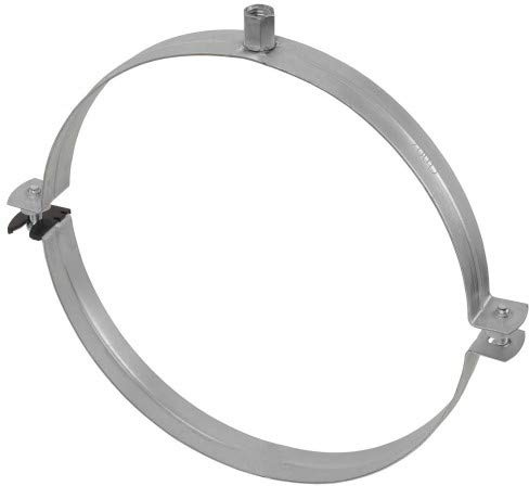 2 Stück - Lüftungsrohrschellen M8/M10 mit Schnellverschluss Größe 315 mm ohne Einlage