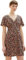 TOM TAILOR Denim Damen 1036825 Sommerkleid mit Blumen, 31952-Black Flower Print, XS
