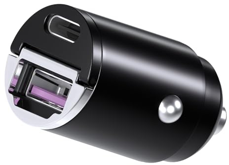 MMOBIEL Dubbel USB-C Billaddningsadapter [2 Pack] - 45W Snabbladdning för Cigarettändare -Ultrakompakt Billaddare -USB-laddare Kompatibel med iPhone 17 16 15 14 13 Pro Max, Samsung S26 S25 S24 S23 S22