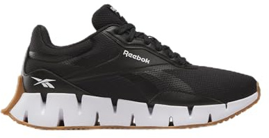 Reebok Baskets Zig Dynamica STR pour Femme, Black White Slvmt, 40.5 EU