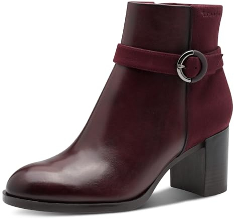 Tamaris Bottines à talon pour femme Merlot 1-25363-45 - Pointure 40 EU, merlot, 40 EU