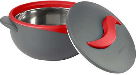 genialo Thermoschüssel, Warmhalteschüssel, isoliert, Lebensmittelbehälter, nicht spülmaschinengeeignet (1,5 L)