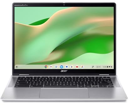 Acer Chromebook Spin 314 I PC Portable Tactile 14'' FHD 60Hz I PC Convertible I Intel Core i3-N305 I 8Go RAM I 256Go eMMC I Intel UHD Graphics I ChromeOS I Argent I Clavier FR AZERTY I CP314-2HN-35TM
