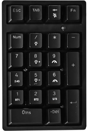 Numerisk Knappsats Mini USB Mekaniskt Tangentbord | 21 Numerisk Knappsats Bärbar Mini För Finansiell Redovisning, Skrivbordsdator, Kompakt Bärbar Dator, Dator, Laptop och