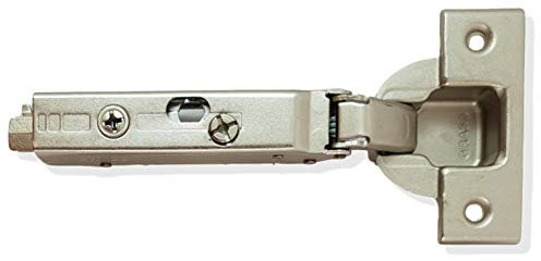 GRASS Tiomos 110° Möbelband mit Dämpfung (3 Bohrbilder zur Auswahl). Topfband, Scharnier (Bohrabstand 48mm, 6067 S), inkl. gerade Montageplatte