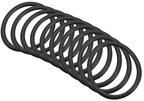 QUARKZMAN Nitrile Gomma O-Ring 34mm x 27mm x 3,5mm Guarnizioni di Tenuta Anelli Rubinetti Rotondo Guarnizione Rondella per Rubinetto Idraulica Riparazione Sigillatura Connessione, 10 Pezzi