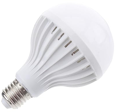 HOMSFOU Ampoule Led Globe E27 12W 6500K Avec Capteur De Son Automatique Lampe À Détection Lumineuse S’Allumant Dans L’Obscurité Pour Placard Chambre Couloir Garage