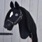 LarDen Hobby Horse - Schwarz Steckenpferd Cloony mit Halfter S, Stockpferd Für Kleine, HANDGEFERTIGTES Große Kinder mit Zubehör | Spielpferd, Pferd Zum Reiten Spielzeug, Hobby Horsing, Hobbyhorse