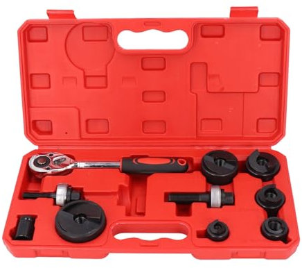 Kit de Perforador con Orificio Sacador de Trinquete, Juego de Sacabocados con Trinquete Manual Funcionamiento Estable y Resistente de Metal para Uso Industrial