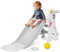 XJD Baby Slide Indoor/Outdoor Kids with Basketball Hoop Garden Slide Toddlers Climber Freestanding Slides Small for Age 1-3 Play Slide Children