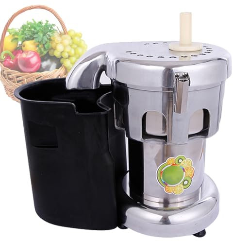 DRYIC Extractor centrífugo de exprimidor con Canal de alimentación Grande de 3 y Cubo para Pulpa, máquina de Jugo Comercial para Frutas y Verduras Enteras