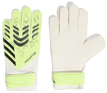 adidas Unisex Training Goalie Soccer Gloves, Lucid Lemon/Black/Black, 9