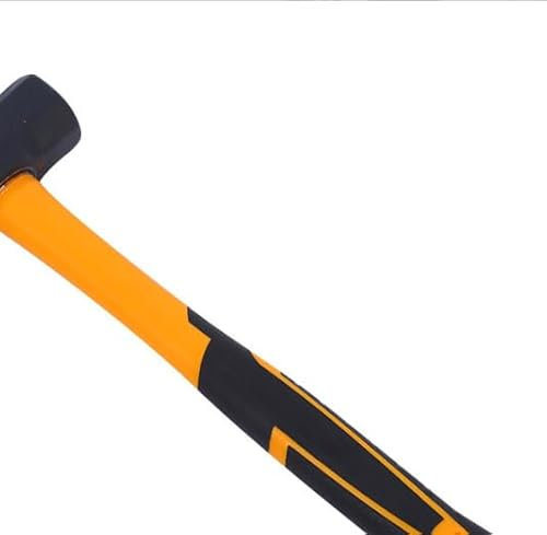 SENJEOK 2 PCS 2lb Small Sledgehammer with Fibreglass Handle, 2lb Club Lump Hammer for Gardening, Camping, 28 x 10 x 5cm