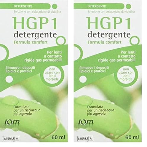 Hgp 1 Detergente Soluzione per Lenti a Contatto - 60ml (Confezione da 2)