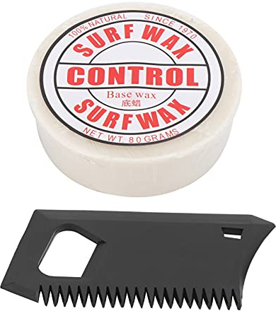 EVTSCAN Accessoire de Planche de Surf en Paraffine antidérapante Portable Skateborad avec Peigne à Cire(Base Wax)