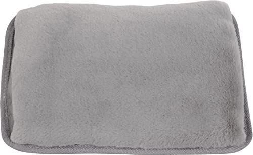 Melchioni Family BUGGY WOOL Elektrisk varmvattenväska, Mjuk päls, Handvärmare ficka, Snabb laddning, Varm upp till 6 timmar, Automatisk avstängning, Temperatur Max 70 ℃