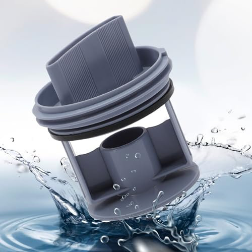 Konuooer Bouchon Vidange à Laver Filtre à Peluches Compatible avec Bosch Siemens Neff Balay Accessoires 00647920 647920 00605010 605010