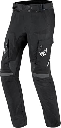 Berik Cargo impermeabile Pantaloni tessili da moto da donna, nero, 44
