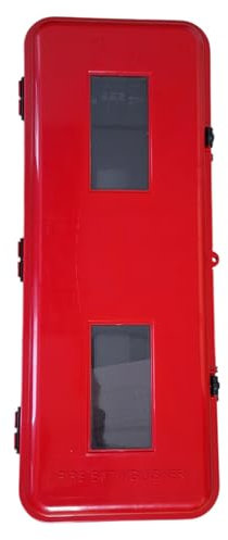 FERRETELIX® Armoire extincteur 6 kg ABC et 9 kg ABC intérieur et extérieur (ne Contient Pas d'extincteur) G