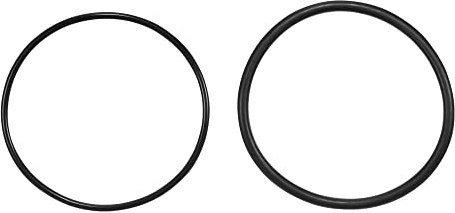 sourcing map Nitrile Rubber O-Rings 54mm 56mm OD 50mm ID 2mm 3mm Thick Seal Gasket, Black 20in1 Set
