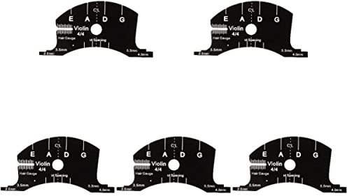 5 Stück Violinenstege Aus Robustem Material. Der Ihrer Geige Wird Durch Dieses Unverzichtbare Zubehör Verbessert.
