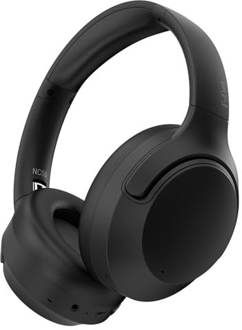 T-fun NC50 Cuffie Over-ear con Cancellazione Rumore Ibrido,Bluetooth 5.3,Personalizza EQ con App,Modalità Multiple,Batteria fino a 65h,Connessione Multipunto