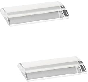 Ipetboom Lash Tools for Eyelash Extensions: 2pcs Beauty Salon Equipment Pallet Holder U Curved Tile Lash Holder Eyelash Extension Holder for Eyelash Extensions Cystal Glass