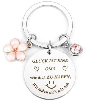 Kiopdse Geschenke für Oma Weihnachten,Oma Geschenke Weihnachten,Oma Geschenk Weihnachten,Muttertagsgeschenk für Oma Schlüsselanhänger,Geschenk Oma,Oma Geschenke Zum Geburtstag,Oma Geschenk Muttertag