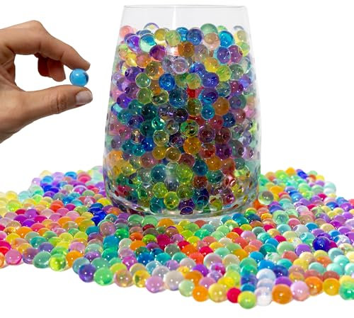 comforder – Water Beads, Water Balls, Decorative Water Beads for Plants, Decorative Gel Balls for Vase Fillers (Multicolor, 10,000)
