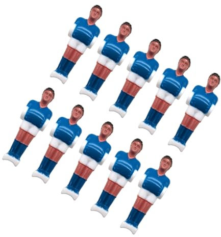 YUNNIAN 10 x Ersatzfußball-Ersatzspieler, kleine Kickerfiguren, Kickerfiguren, Spielzeug, Fußball, Tischzubehör, Kickerspieler, Spielzeug