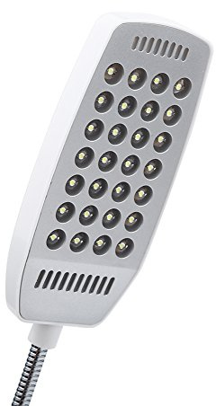 Phefop USB-läslampa Laptop 28 LED USB-läslampa, Flexibel Svanhalslampa för Bärbar Dator, Justerbar Vinkel Plug and Play-datorlampa för Kontorsstudenter Reseläsning och Nattarbete (Vit)
