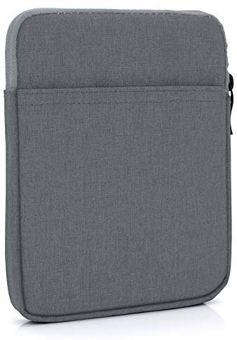 MyGadget Borsa Nylon 8 - Case Protettiva per Tablet - Custodia Sleeve per E-Reader, Smartphone, Amazon Fire HD 8, Paperwhite, Oasis | iPad Mini Grigio Scuro