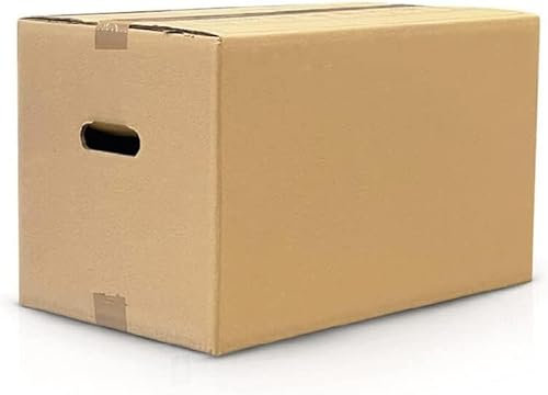Lot de 10 Boîtes en Carton 50x30x30 cm Déménagement et de Rangement. Carton Renforcé Super Résistant, Idéal pour le Transport