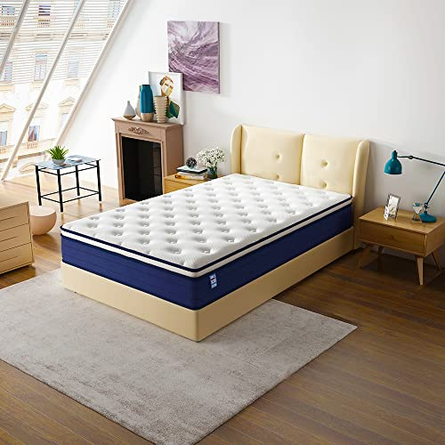 Stanew Matelas en Mousse 22 cm et Mousse A Mémoire Matelas,Parfait Soutien Haute Resilience Ultra Respirante (Épaisseur 25 cm, 90×190cm)