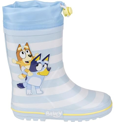 Cerdá LIFE'S LITTLE MOMENTS Bluey - Stivali da pioggia chiari, unisex, per bambini, blu, 27 EU