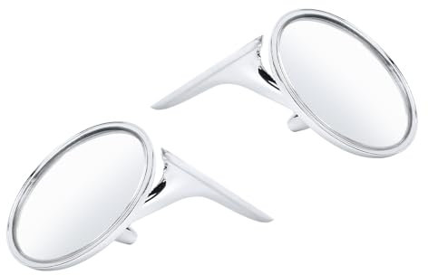 Rétroviseurs Extérieurs Ronds 654394765672, Look Vintage, Rehausseur de sécurité de Voiture Classique pour Corvair Biscayne Nova