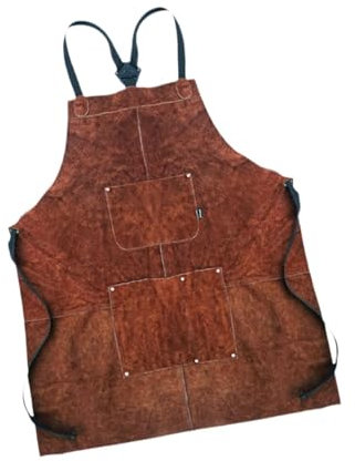 LSNNMU Tablier De Travail Tablier de Travail de soudage, Tabliers à Outils, Tablier en Cuir PU for Le toilettage, Les jardiniers de Cuisine, Les soudeurs