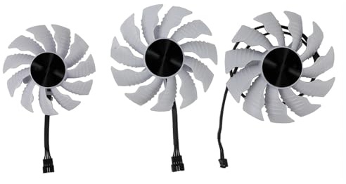 Pièce de refroidissement de l'ordinateur Ventilateur de refroidissement de carte graphique RTX 3080 Ti 3090 Vision OC 82MM 87MM PLA09215S12H RTX3080Ti RTX3090(Fan - 3PCS)