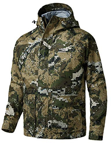BASSDASH Walker-LW Breathable Waterproof Fishing Hunting Wading Jackets with Silent Outer Fabric for Men Women in 7 Sizes